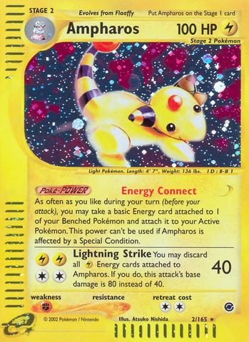 Ampharos (2/165) [Expedition: Base Set] Pokémon