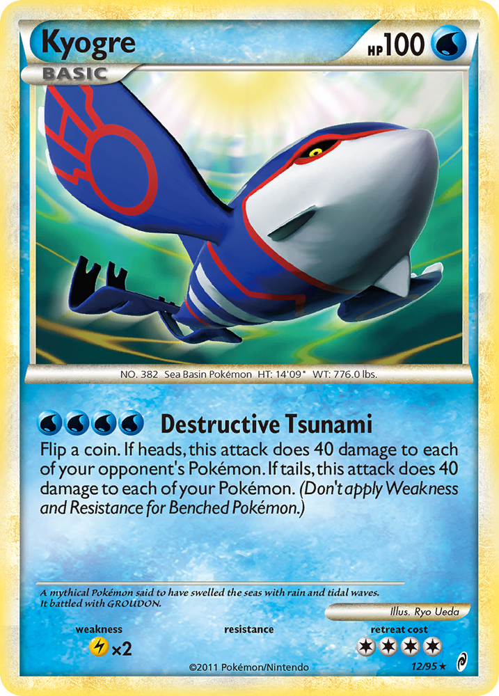Kyogre (12/95) [HeartGold & SoulSilver: Call of Legends] Pokémon