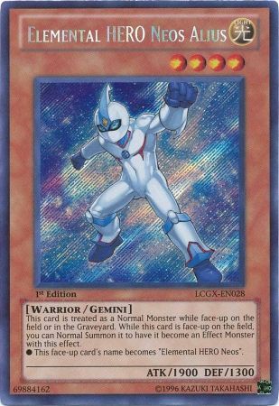 Elemental HERO Neos Alius [LCGX-EN028] Secret Rare Yu-Gi-Oh!