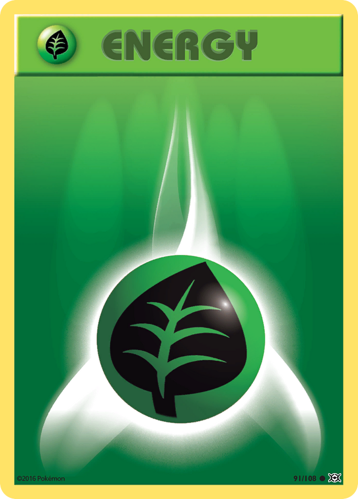 Grass Energy (91/108) [XY: Evolutions] Pokémon