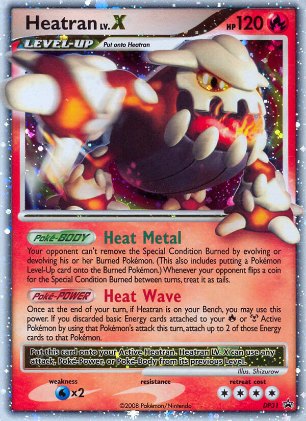 Heatran LV.X (DP31) [Diamond & Pearl: Black Star Promos] Pokémon