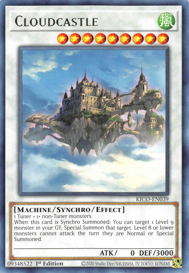 Cloudcastle [KICO-EN039] Rare Yu-Gi-Oh!