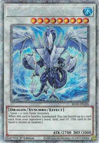 Trishula, Dragon of the Ice Barrier (Starlight Rare) [BLVO-EN100] Starlight Rare Yu-Gi-Oh!