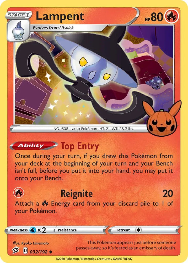 Lampent (032/192) [Trick or Trade] Pokémon
