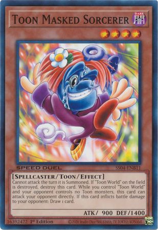 Toon Masked Sorcerer [SS04-ENB11] Common Yu-Gi-Oh!