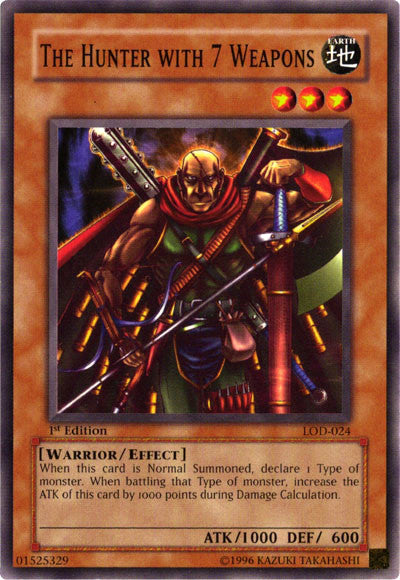 The Hunter with 7 Weapons [LOD-024] Common Yu-Gi-Oh!