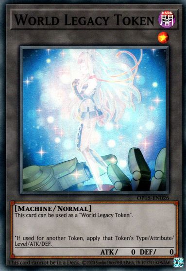 World Legacy Token [OP15-EN026] Super Rare Yu-Gi-Oh!