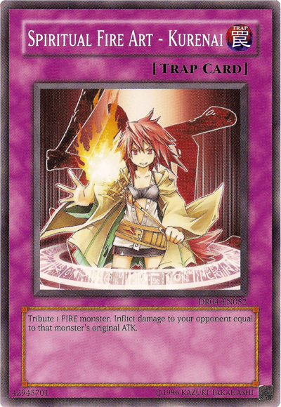 Spiritual Fire Art - Kurenai [DR04-EN052] Common Yu-Gi-Oh!