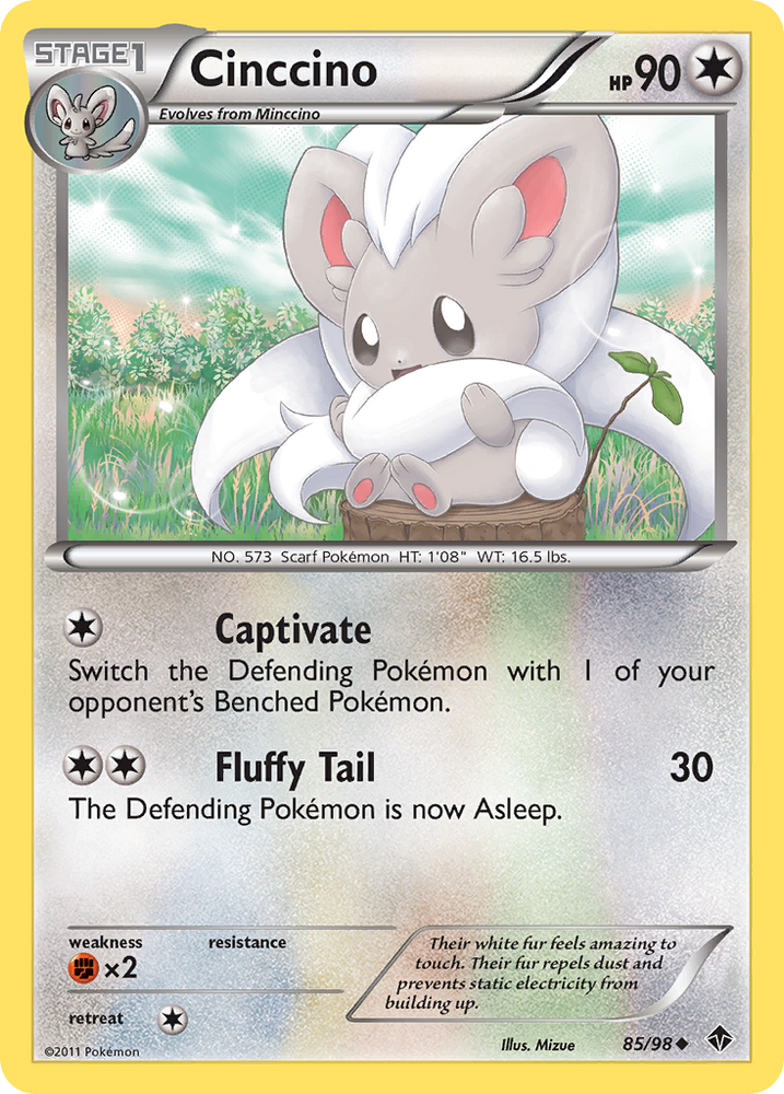 Cinccino (85/98) [Black & White: Emerging Powers] Pokémon