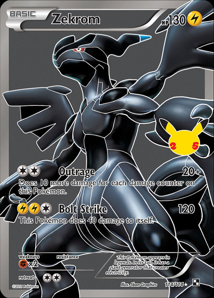 Zekrom (114/114) [Celebrations: 25th Anniversary - Classic Collection] Pokémon