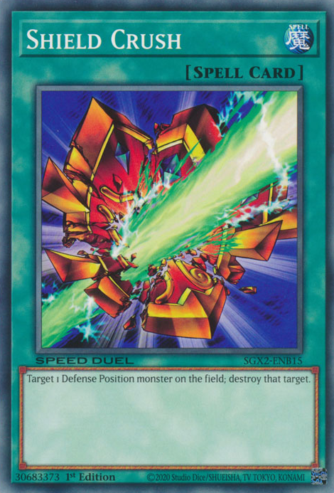 Shield Crush [SGX2-ENB15] Common Yu-Gi-Oh!