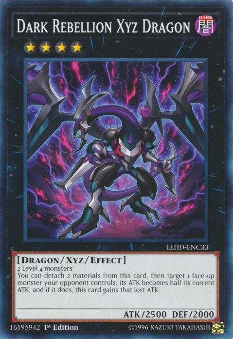 Dark Rebellion Xyz Dragon [LEHD-ENC33] Common Yu-Gi-Oh!