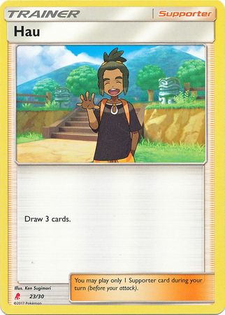 Hau (23/30) [Sun & Moon: Trainer Kit - Lycanroc] Pokémon