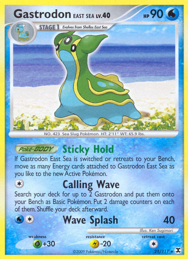 Gastrodon East Sea (21/111) [Platinum: Rising Rivals] Pokémon