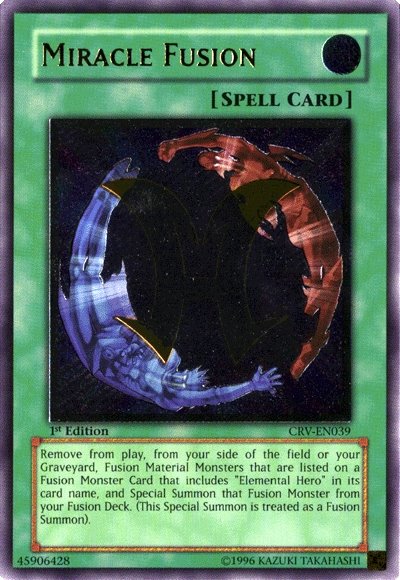 Miracle Fusion [CRV-EN039] Ultimate Rare Yu-Gi-Oh!