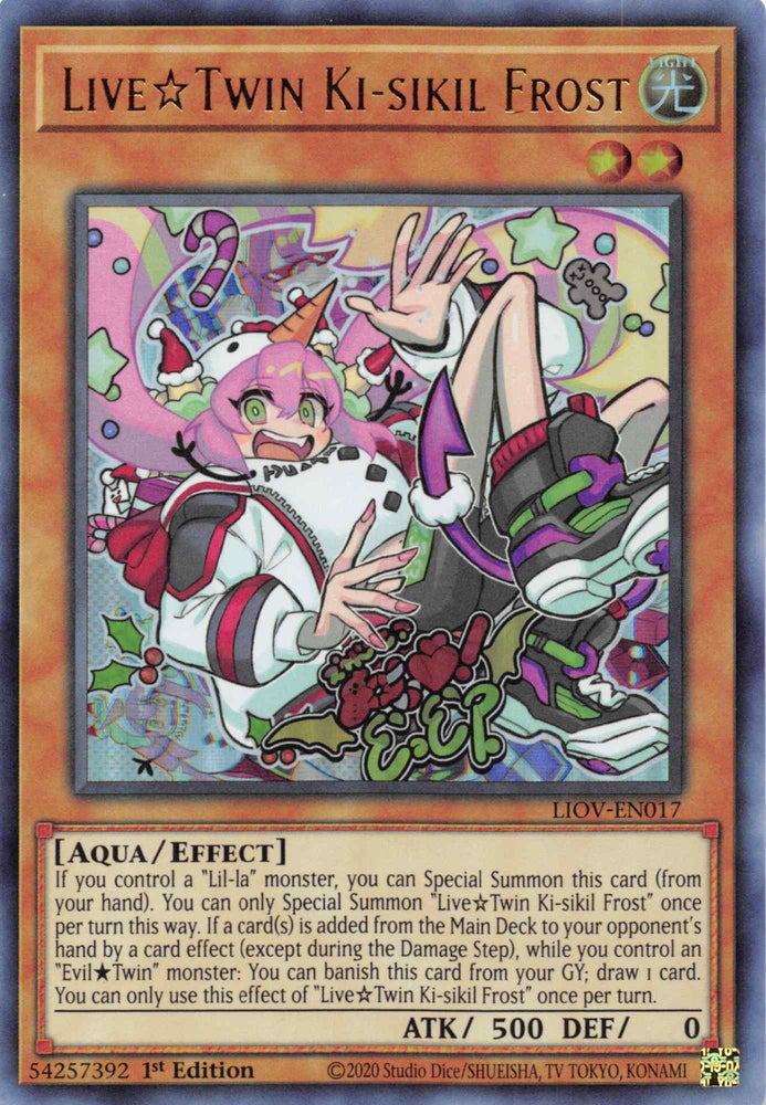 Live Twin Ki-sikil Frost [LIOV-EN017] Ultra Rare Yu-Gi-Oh!