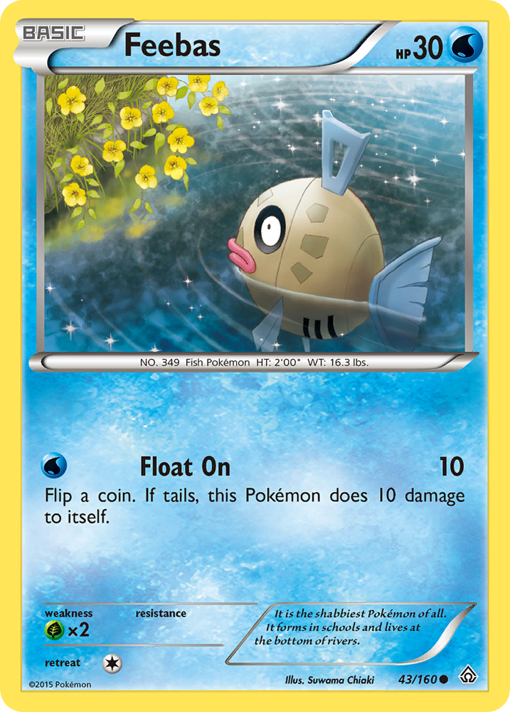 Feebas (43/160) [XY: Primal Clash] Pokémon