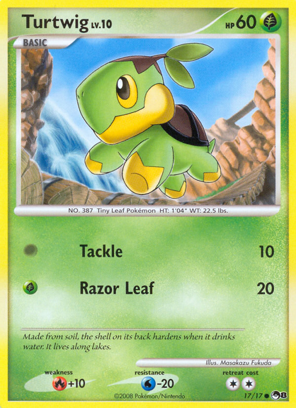 Turtwig (17/17) [POP Series 8] Pokémon