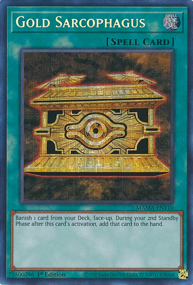 Gold Sarcophagus [MAMA-EN110] Ultra Pharaoh's Rare Yu-Gi-Oh!