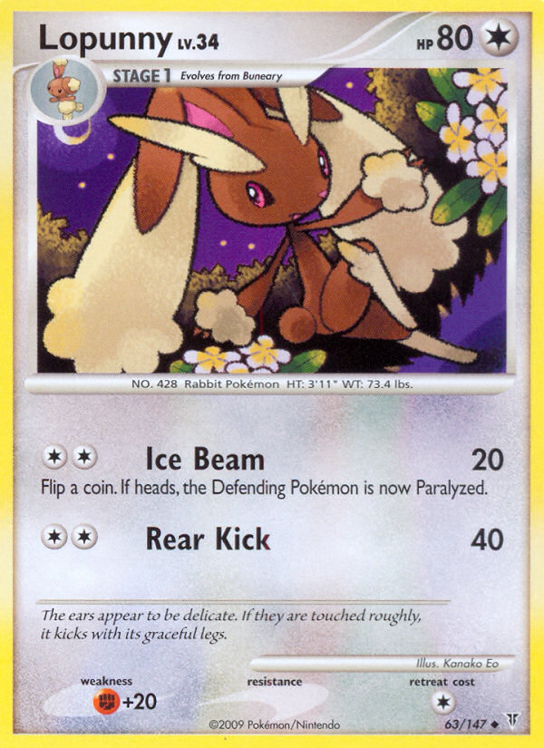 Lopunny (63/147) [Platinum: Supreme Victors] Pokémon