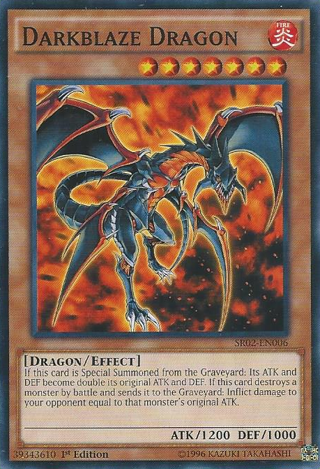 Darkblaze Dragon [SR02-EN006] Common Yu-Gi-Oh!