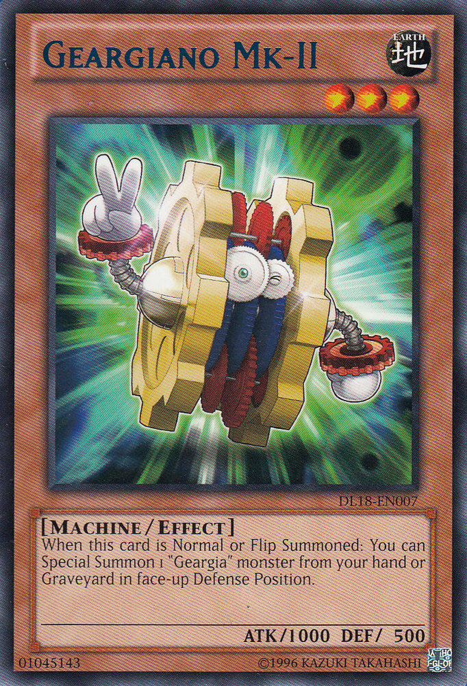 Geargiano Mk-II (Blue) [DL18-EN007] Rare Yu-Gi-Oh!