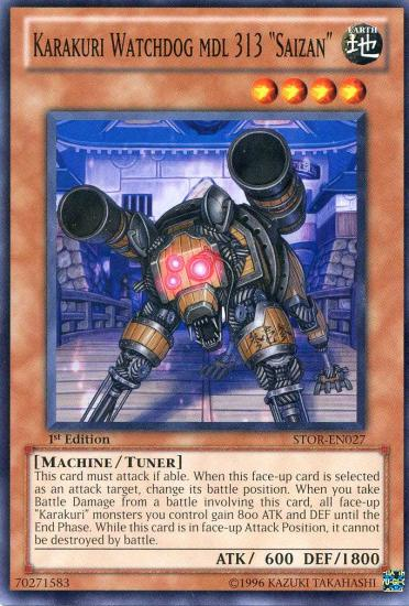 Karakuri Watchdog mdl 313 "Saizan" [STOR-EN027] Common Yu-Gi-Oh!