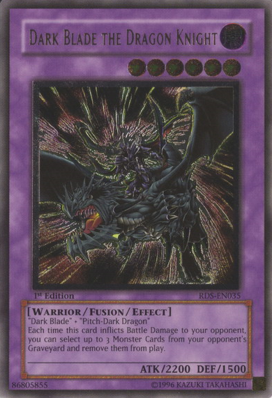 Dark Blade the Dragon Knight [RDS-EN035] Ultimate Rare Yu-Gi-Oh!