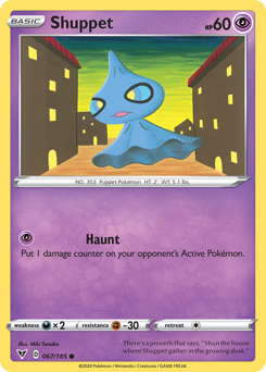 Shuppet (067/185) [Sword & Shield: Vivid Voltage] Pokémon