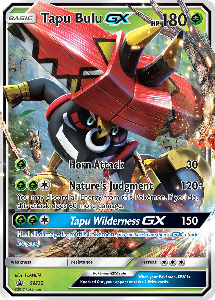 Tapu Bulu GX (SM32) [Sun & Moon: Black Star Promos] Pokémon