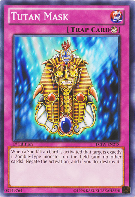 Tutan Mask [LCJW-EN218] Common Yu-Gi-Oh!