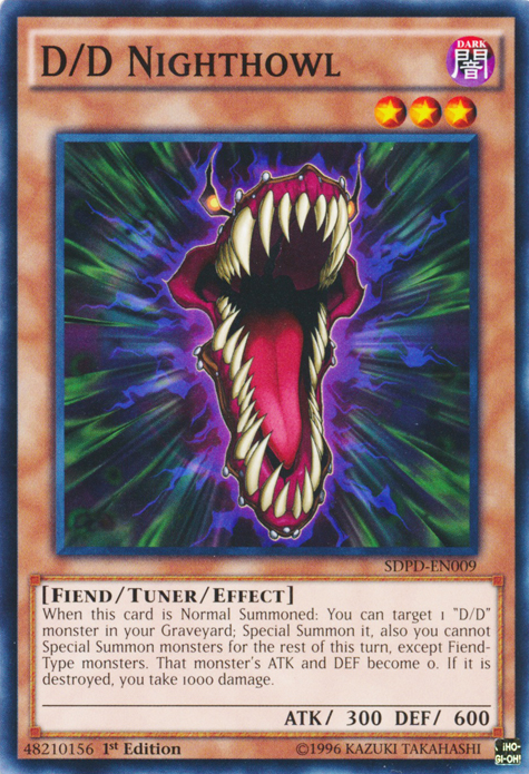 D/D Nighthowl [SDPD-EN009] Common Yu-Gi-Oh!