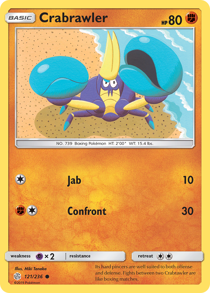 Crabrawler (121/236) [Sun & Moon: Cosmic Eclipse] Pokémon