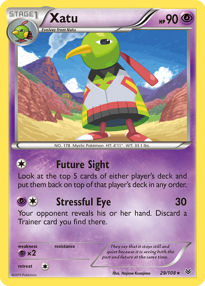 Xatu (29/108) [XY: Roaring Skies] Pokémon