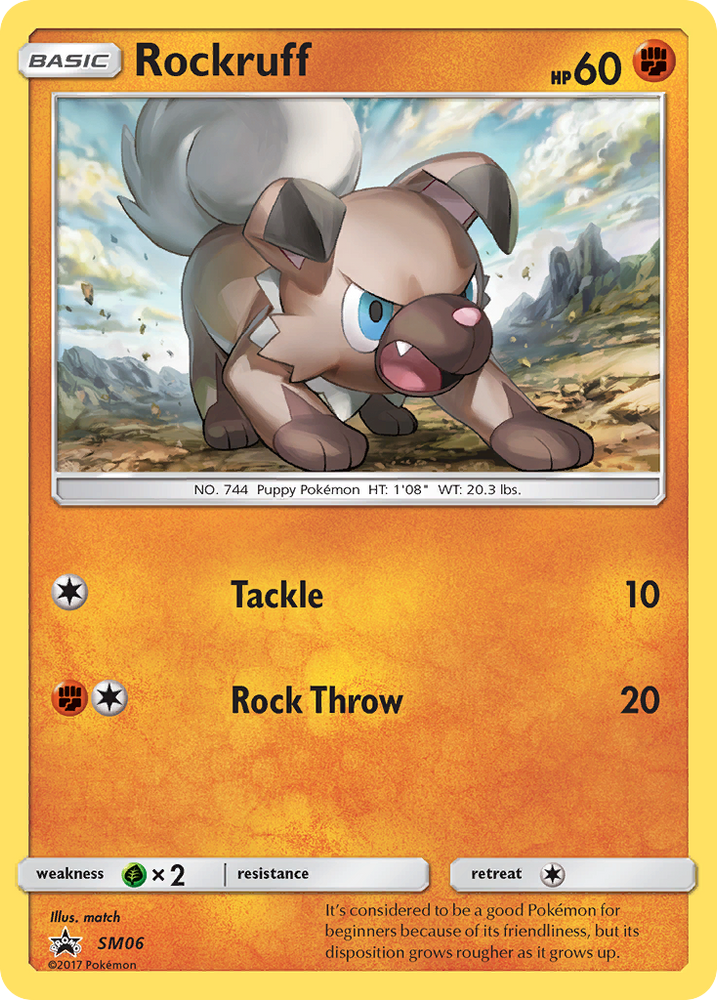 Rockruff (SM06) [Sun & Moon: Black Star Promos] Pokémon