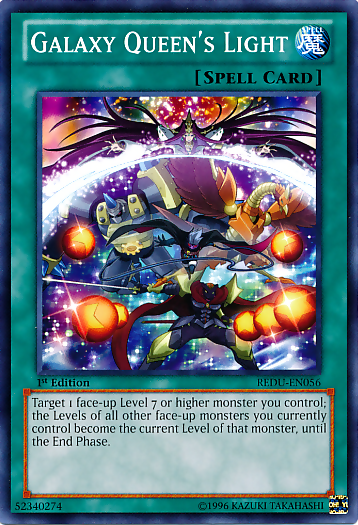 Galaxy Queen's Light [REDU-EN056] Common Yu-Gi-Oh!