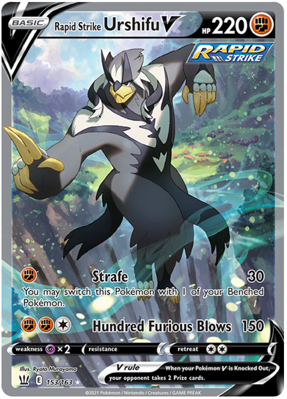 Rapid Strike Urshifu V (153/163) [Sword & Shield: Battle Styles] Pokémon