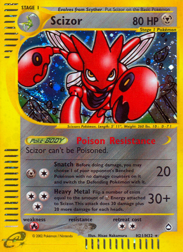 Scizor (H21/H32) [Aquapolis] Pokémon