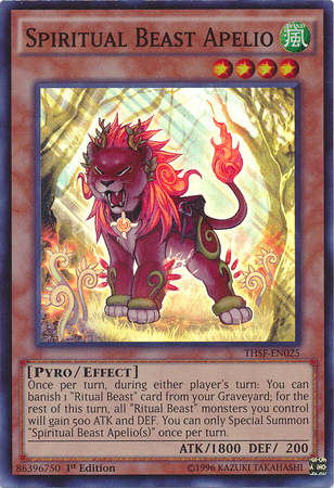 Spiritual Beast Apelio [THSF-EN025] Super Rare Yu-Gi-Oh!