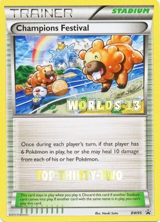 Champions Festival (BW95) (2013 Top Thirty Two) [Black & White: Black Star Promos] Pokémon