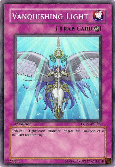 Vanquishing Light [LODT-EN089] Super Rare Yu-Gi-Oh!