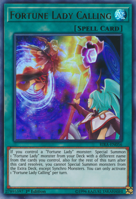 Fortune Lady Calling [RIRA-EN056] Ultra Rare Yu-Gi-Oh!