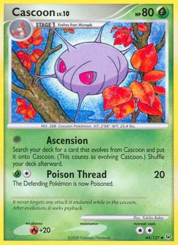 Cascoon (44/127) [Platinum: Base Set] Pokémon