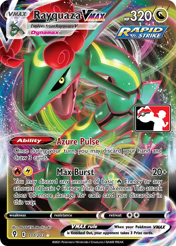 Rayquaza VMAX (111/203) [Prize Pack Series One]