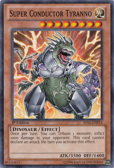 Super Conductor Tyranno [BP01-EN013] Starfoil Rare Yu-Gi-Oh!