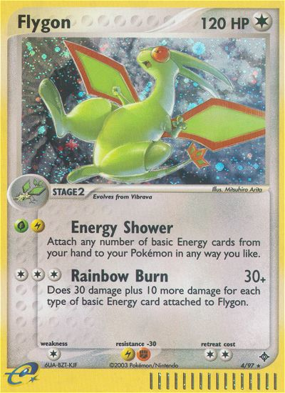Flygon (4/97) [EX: Dragon] Pokémon