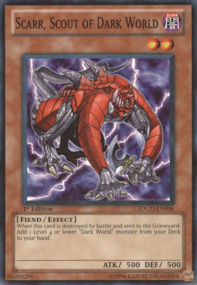 Scarr, Scout of Dark World [SDGU-EN006] Common Yu-Gi-Oh!