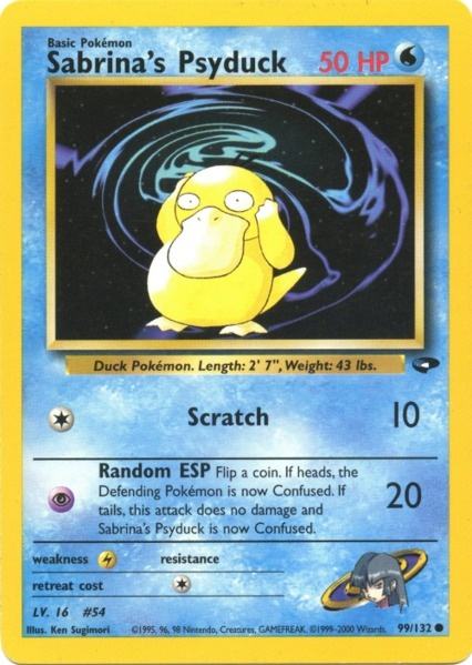 Sabrina's Psyduck (99/132) [Gym Challenge Unlimited] Pokémon