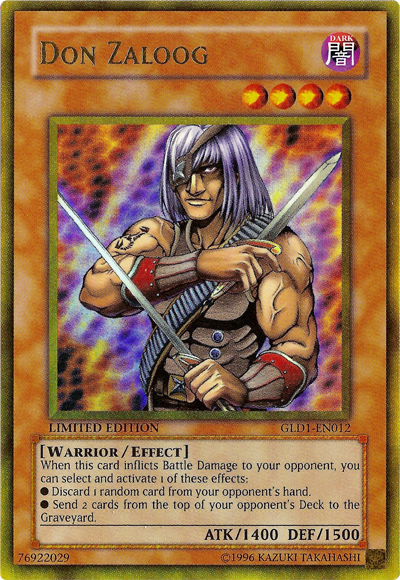 Don Zaloog [GLD1-EN012] Gold Rare Yu-Gi-Oh!