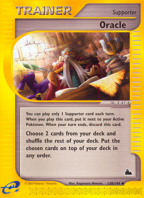 Oracle (138/144) [Skyridge] Pokémon